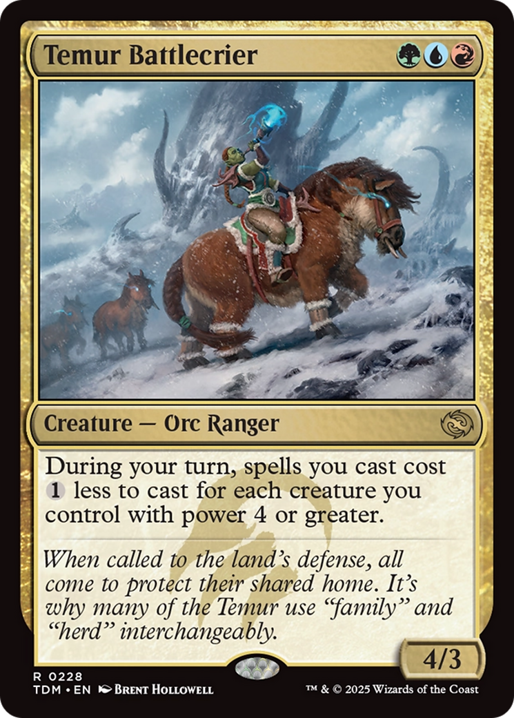 Temur Battlecrier (228) [Tarkir: Dragonstorm] - Deck Out Gaming