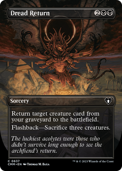 Dread Return (Borderless) (637) [Commander Masters] foil - Deck Out Gaming