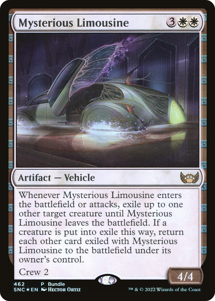 Mysterious Limousine (SNC Bundle) (462) [Unique and Miscellaneous Promos] foil - Deck Out Gaming
