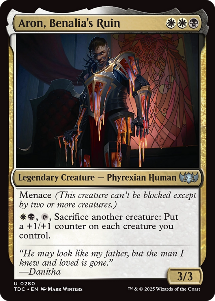 Aron, Benalia's Ruin (280) [Commander: Tarkir: Dragonstorm] - Deck Out Gaming