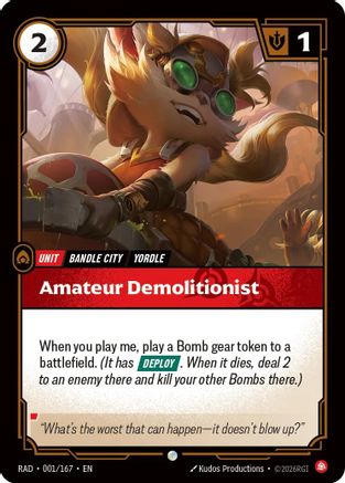 Amateur Demolitionist (001/167) [Radiance]-1