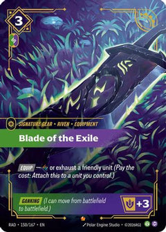 Blade of the Exile (150/167) [Radiance] Foil-1