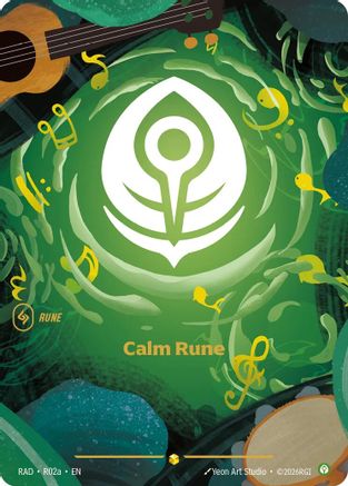 Calm Rune (R02a) (R02a) [Radiance] Foil