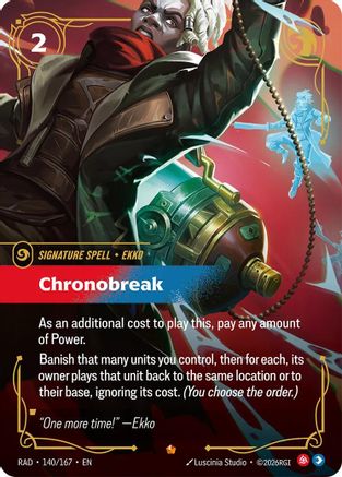 Chronobreak (140/167) [Radiance] Foil-1