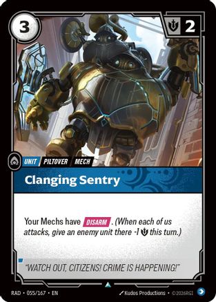 Clanging Sentry (055/167) [Radiance]-1