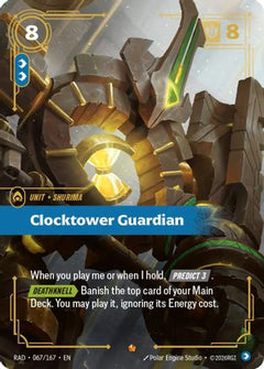 Clocktower Guardian (067/167) [Radiance] Foil-1