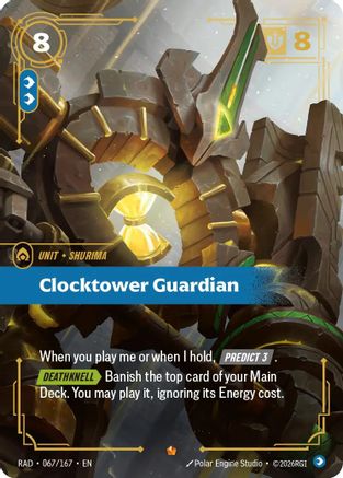 Clocktower Guardian (067/167) [Radiance] Foil