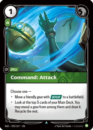 Command: Attack (033/167) [Radiance]-1