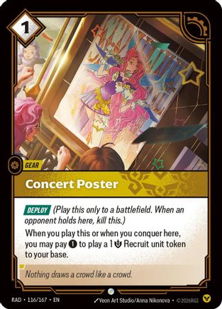 Concert Poster (116/167) [Radiance]-1