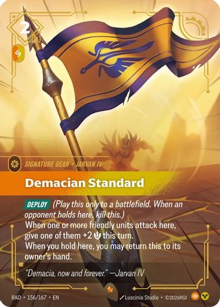 Demacian Standard (156/167) [Radiance] Foil