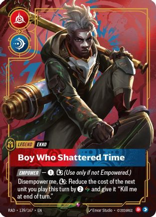 Ekko, Boy Who Shattered Time (139/167) [Radiance] Foil - Deck Out Gaming
