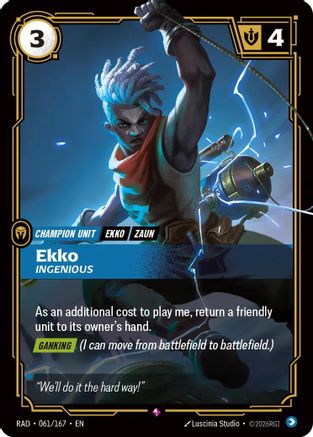 Ekko, Ingenious (061/167) [Radiance] Foil-1