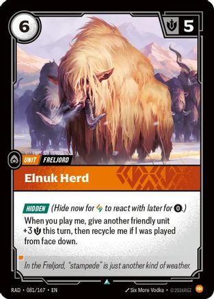 Elnuk Herd (081/167) [Radiance]