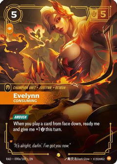 Evelynn, Consuming (Alternate Art) (090a/167) [Radiance] Foil-1