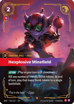 Hexplosive Minefield (142/167) [Radiance] Foil-1