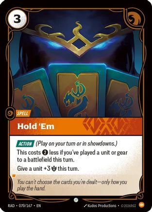Hold 'Em (070/167) [Radiance]-1