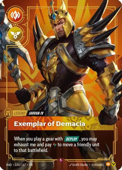 Jarvan IV, Exemplar of Demacia (155/167) [Radiance] Foil-1