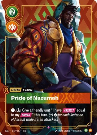 K'Sante, Pride of Nazumah (147/167) [Radiance] Foil-1