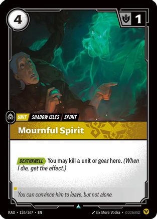 Mournful Spirit (126/167) [Radiance]-1