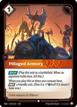 Pillaged Armory (073/167) [Radiance]-1