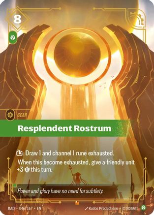 Resplendent Rostrum (046/167) [Radiance] Foil-1