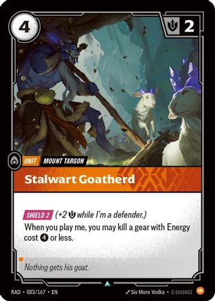 Stalwart Goatherd (083/167) [Radiance]-1
