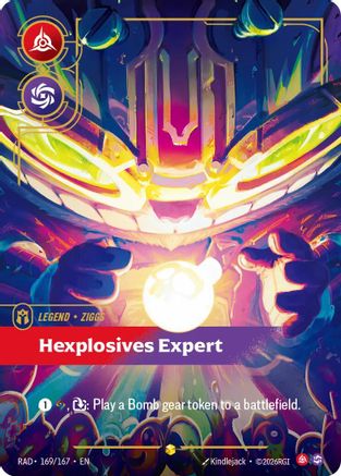 Ziggs, Hexplosives Expert (Overnumbered) (169/167) [Radiance] Foil-1