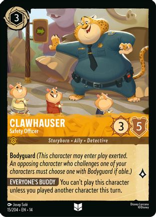Clawhauser - Safety Officer (15/204) [Hyperia City] Cold Foil