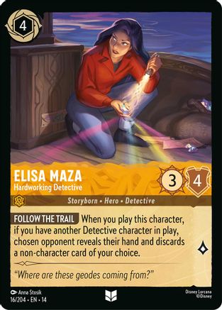 Elisa Maza - Hardworking Detective (16/204) [Hyperia City] Cold Foil-1