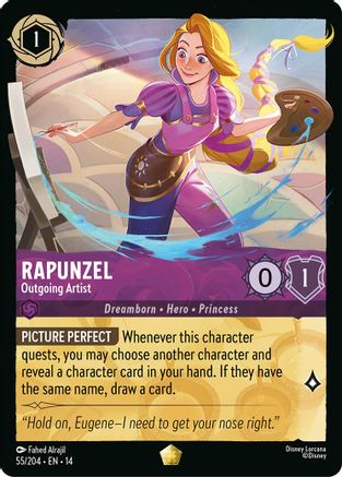 Rapunzel - Outgoing Artist (55/204) [Hyperia City] Cold Foil-1