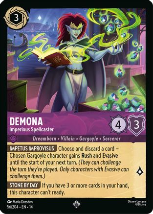 Demona - Imperious Spellcaster (56/204) [Hyperia City]-1