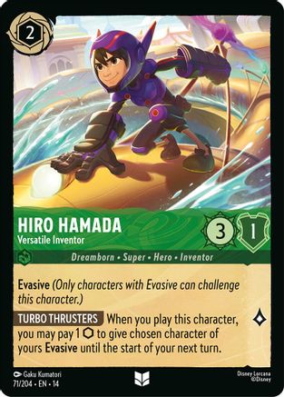 Hiro Hamada - Versatile Inventor (71/204) [Hyperia City] Cold Foil-1