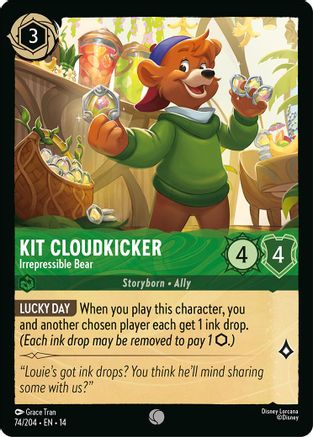 Kit Cloudkicker - Irrepressible Bear (74/204) [Hyperia City]