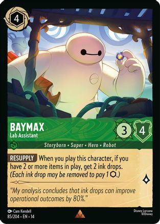 Baymax - Lab Assistant (85/204) [Hyperia City] Cold Foil-1