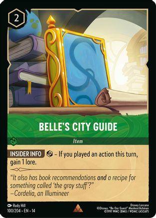 Belle's City Guide (100/204) [Hyperia City] Cold Foil-1