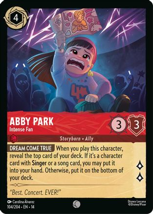 Abby Park - Intense Fan (104/204) [Hyperia City] Cold Foil-1