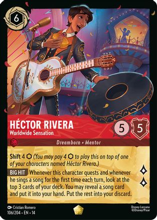 Hector Rivera - Worldwide Sensation (106/204) [Hyperia City] Cold Foil-1