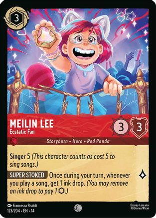 Meilin Lee - Ecstatic Fan (123/204) [Hyperia City] Cold Foil
