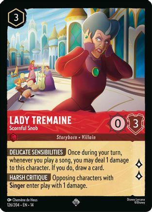 Lady Tremaine - Scornful Snob (126/204) [Hyperia City] Cold Foil-1
