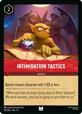 Intimidation Tactics (128/204) [Hyperia City] Cold Foil-1