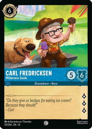 Carl Fredricksen - Wilderness Guide (137/204) [Hyperia City] Cold Foil-1