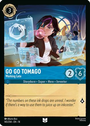 Go Go Tomago - Working Late (145/204) [Hyperia City] Cold Foil-1
