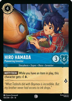 Hiro Hamada - Pioneering Inventor (150/204) [Hyperia City] Cold Foil-1