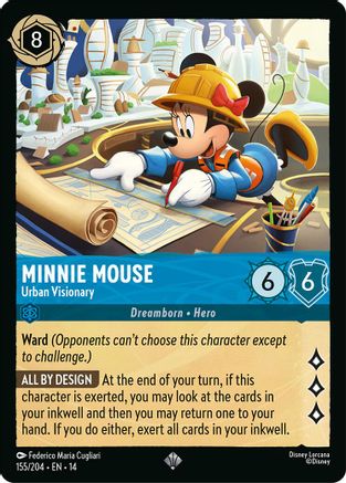 Minnie Mouse - Urban Visionary (155/204) [Hyperia City]-1