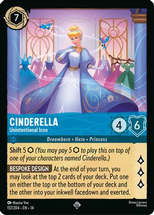 Cinderella - Unintentional Icon (157/204) [Hyperia City] Cold Foil-1