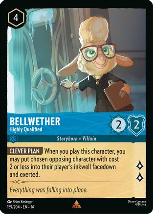 Bellwether - Highly Qualified (159/204) [Hyperia City] Cold Foil