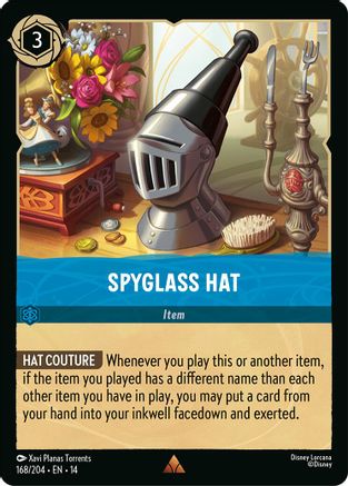Spyglass Hat (168/204) [Hyperia City] Cold Foil