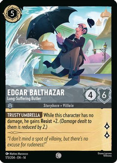 Edgar Balthazar - Long-Suffering Butler (173/204) [Hyperia City] Cold Foil-1