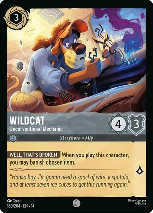 Wildcat - Unconventional Mechanic (180/204) [Hyperia City] Cold Foil-1