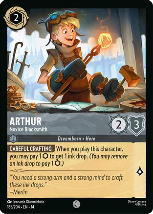Arthur - Novice Blacksmith (185/204) [Hyperia City] Cold Foil